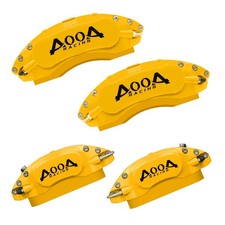 Yellow Aluminum Black Character Caliper Covers for Honda CRV 2017 2026 Set of 4