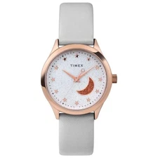 Timex Women's Celestial Silver Dial Watch - TW2V49400