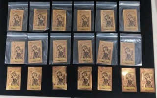 19) IDAHO Goldback Aurum Gold Foil Notes 1/4000 oz 24kt .999 Fine Each