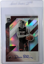 2019-20 Optic Signature Series Holo Prizm Duncan Robinson Auto, Gem Mint 10, Qui