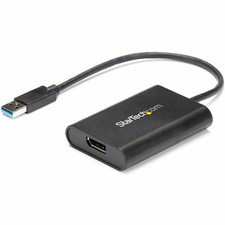 StarTech.com USB 3.0 to DisplayPort Adapter, DP 0.6"x2.2"x3", Black