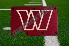 WHS Commanders Thin Metal RFID Blocking Slim Wallet Laser Washington Engraved