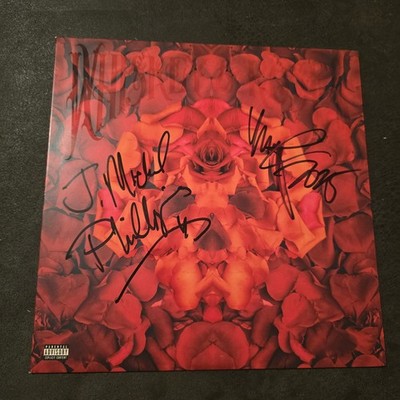 Yelawolf J. Michael Phillips Whiskey & Roses LP Signed Crimson Rose Vinyl /500