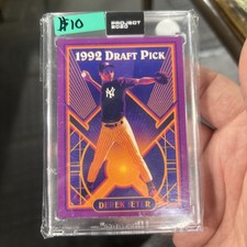 DEREK JETER HOF ENCASED 2020 TOPPS PROJECT #39 ROOKIE RP 1993 TOPPS #98 YANKEES