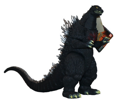 GODZILLA 2004 BANDAI JAPAN 9'' FIGURE VTG 2003 TAG SCAR CHEST VERSION TOKYO SOS