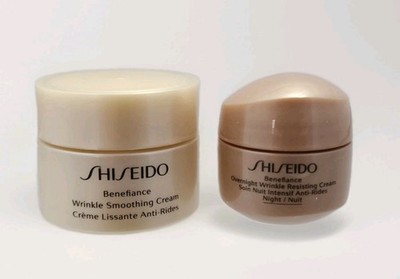 Shiseido Benefiance Wrinkle Smoothing Cream 30 ml Overnight Cream 15 ml