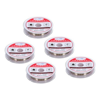 5pcs 100m Molybdenum Screen Cutting Wire Line Phone LCD Glass Separate, 0.08mm