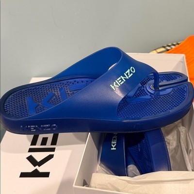 Kenzo Vibrant Blue Slide Sandals | eBay display picture 2