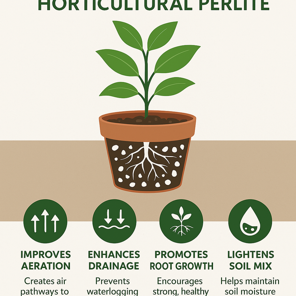 NorCal Perlite Horticultural Medium Grade – Gardening Soil Amendment ...
