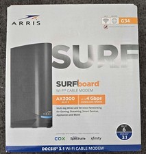 Arris G34 DOCSIS 3.1 Wi-Fi Cable Modem