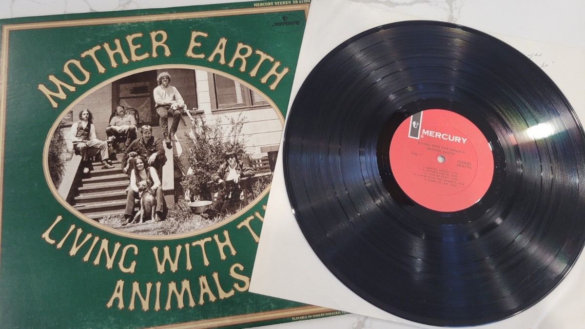 Mother Earth - Living With The Animals Vinyl LP - 1968 - Mercury
