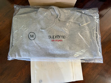Supreme Classic Logo Los Angeles Hooded Sweatshirt 'Heather Grey' Size M NEW!