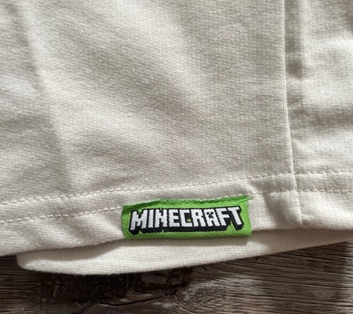 Minecraft Shorts Youth Sweat Tie front Elastic Green Creeper Free Ship - Picture 4 of 4