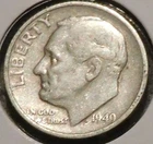 Silver Dime - Roosevelt - 1949-S [307]