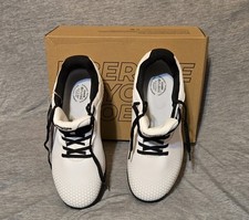 FitVille Men's Extra Wide Golf Shoes Spiked Water-Resistant Outdoor 8-14