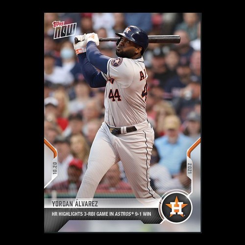 2021 Topps Now 994 Yordan Alvarez