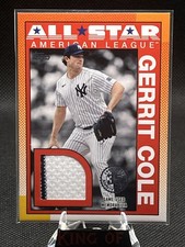 2025 Topps Series 2 - 1990 Topps Baseball All-Stars Relics Gerrit Cole #90ASR-GC