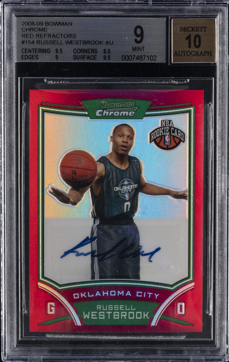 Bowman Russell Westbrook Basketball Rookie Sports Trading Cards
