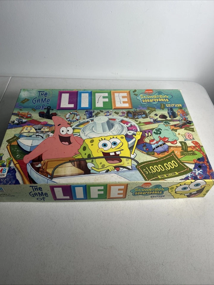 The Game of Life Board Game"SpongeBob SquarePants Edition" 2005- SEE DETAILS - Image 2 of 4