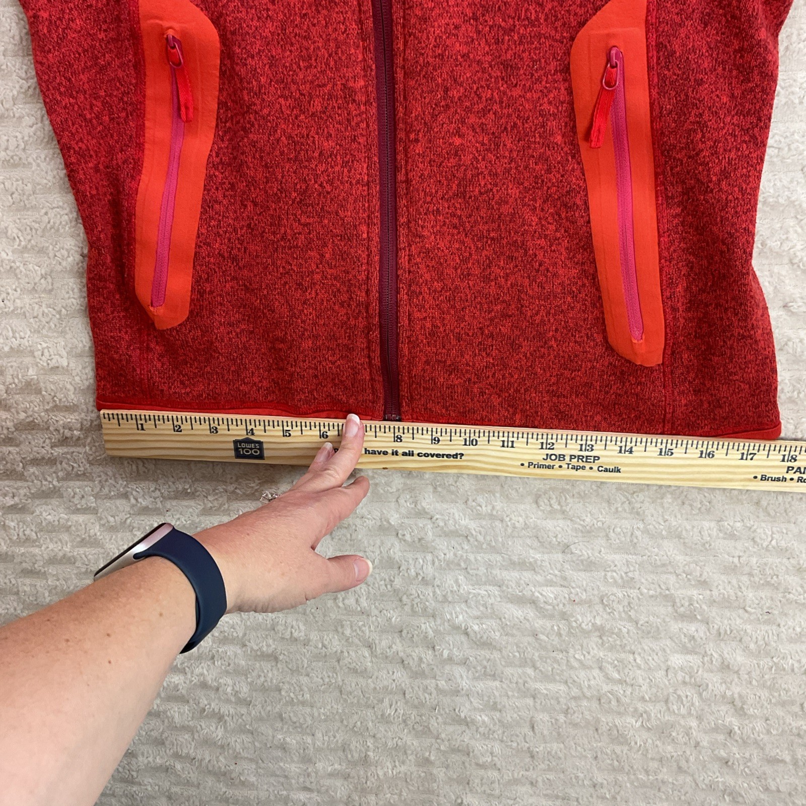 Arc'teryx Polartec Fleece Full Zip Jacket Women's XL Red Arcteryx thumbnail 15