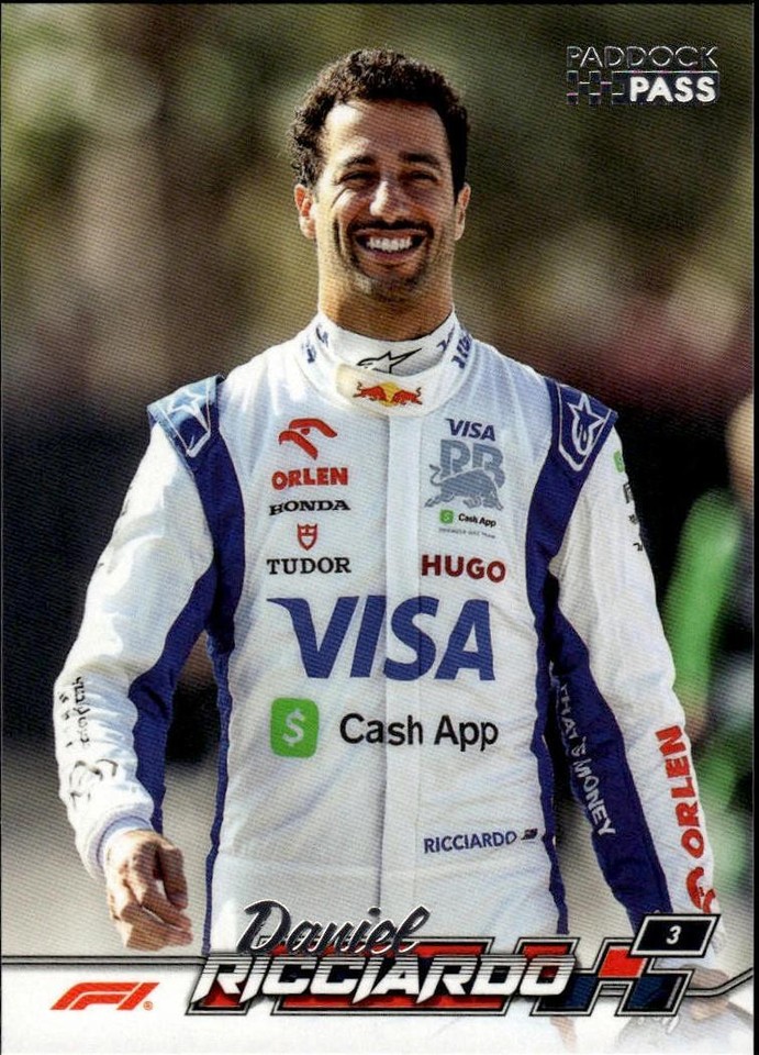 2024 Topps Paddock Pass Formula 1 - Daniel Ricciardo #18 - 1 of 1
