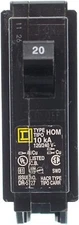 Square D HOM120 Circuit Breaker, 20A, 120/240V, 1P, new!!!