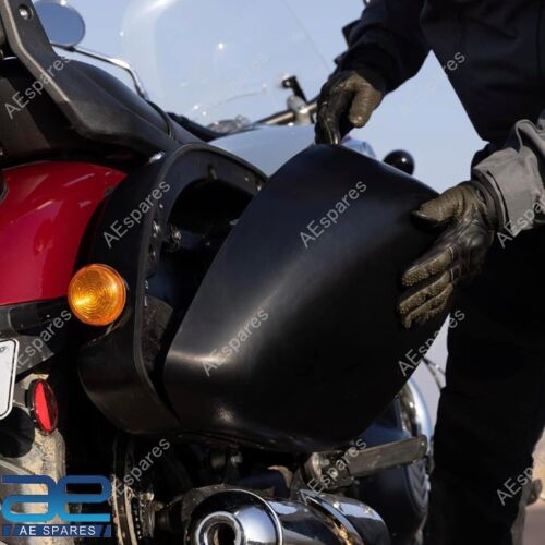 Black Premium Long Haul Panniers For Royal Enfield Super Meteor 650 KXA00254 - Bild 3 von 4