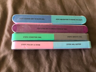 Nagelfeile Nail Buffer Block 7 in 1 Polierfeilen Schleifen Polieren Glanz Politur