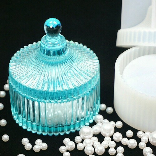 Silicone Jewellery Storage Box Mold Resin Epoxy Craft Making Mould DIY Tool - Picture 4 of 8