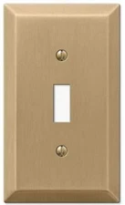 Brushed Bronze Switchplate Light Wall Plate Cover Outlet Toggle