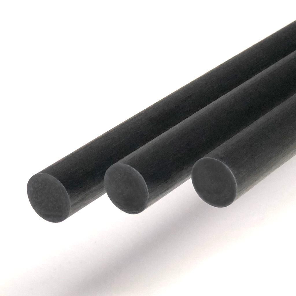 CFK/Carbon-Vierkantrohr mit runder Bohrung 2 bis 10 mm - Länge 1000 mm CFK/Carbon-Vierkantrohr mit runder Bohrung 2 bis 10 mm - Länge 1000 mm