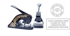   New Personalised embossing company seal or address machine for paper