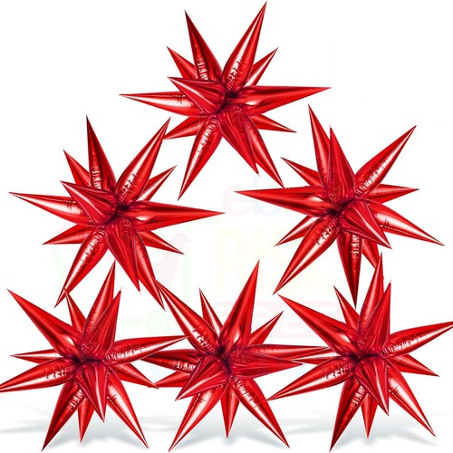 StarBurst Star Explosion Spike Foil Balloons Cone Foil Balloon Xmas Party Decor - Picture 5 of 14