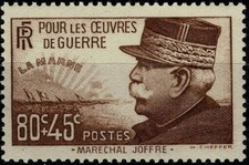 FRANCE 1940 MARÉCHAL JOFFRE YT n° 454  neuf ★★ luxe / MNH (A)