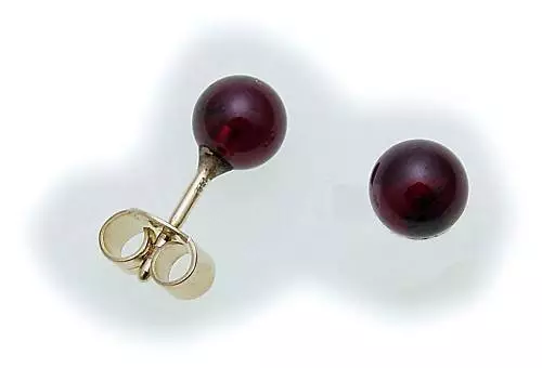 Real garnet best sale earrings