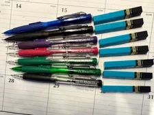 (7) Pentel  Click Twist-Erase Mechanical Pencil 0.7mm with Leads