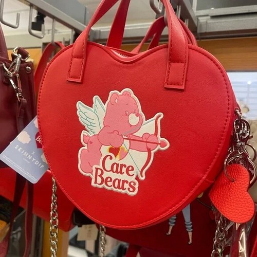 Care Bears Cross body Bag Red Heart-Shaped Handheld Crossbody Bag Love Purse NWT - Picture 2 of 6