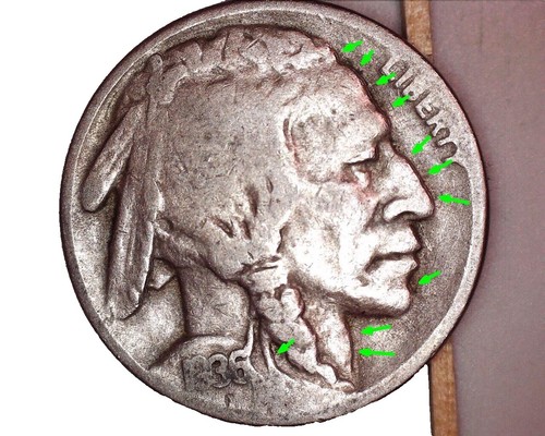 1936 Buffalo Nickel AU/UNC E172 WAO | eBay