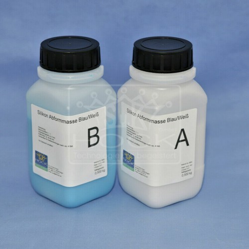 ColourPlus Abformsilikon 1kg Set - 2K Abformmasse Shore 20 Geruchlos