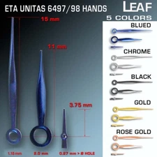 HANDS SET FOR MOVEMENT ETA UNITAS 6497, 6498  Ref LEAF