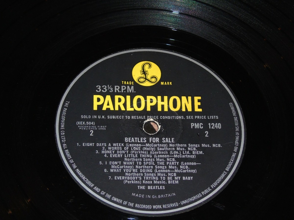 THE BEATLES - Beatles For Sale - 1964 UK 14-track mono LP - 4N