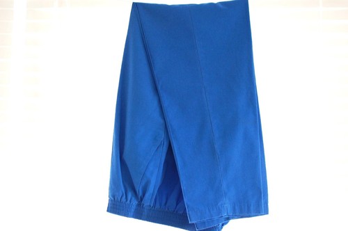 CREST NURSE UNIFORM WORKWEAR SCRUBS PANT, ROYAL BLUE, MED/TALL, 2 SIDE POCKETS - Picture 2 of 2