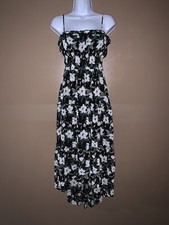 Mi Ami Women’s High Low Dress Spaghetti Strap Floral Size Small S NWOT