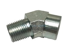 EDGE INDUSTRIAL STEEL 45&ordm; STREET ELBOW 1/2" MALE NPT x 1/2" FEMALE NPT WOG