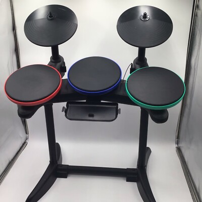 Band Hero Wireless Drum Kit Controller Nintendo Wii Untested Read Missing Parts
