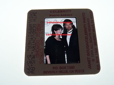 Original Photo 35mm Slide Billy Ray Cyrus Marie Osmond