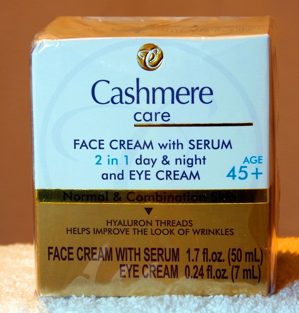 Cashmere Care Face Cream With Serum 2 In 1 Day Night And Eye Cream 55