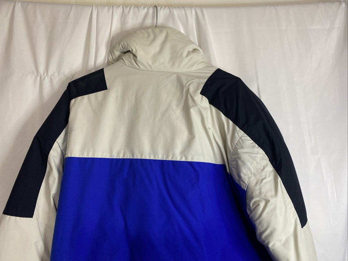 VINTAGE 80s Mountain Goat White Stag Mens Puffer Ski Full