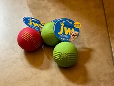 JW Pet iSqueak Ball Dog, puppy, pet fetch training Toy Sold in sets of 24 toys 