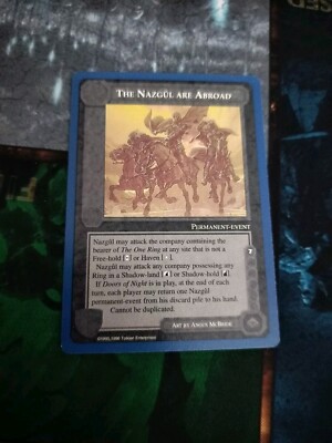 Middle Earth CCG TCG: The Nazgul are Abroad [Blue Border]